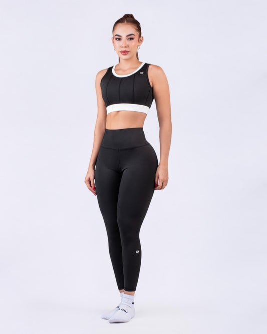 conjunto kb / negro/blanco 3316