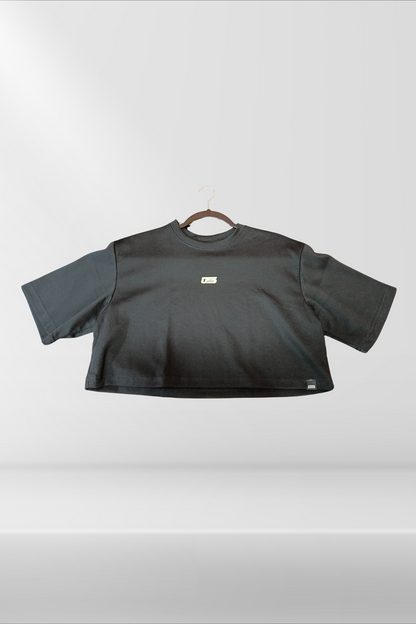 franela oversize corta / crop-top