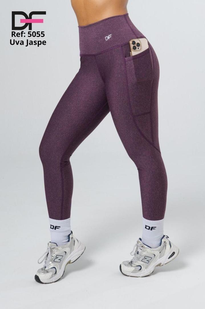 legging df bolsillo /5055 uva jaspe