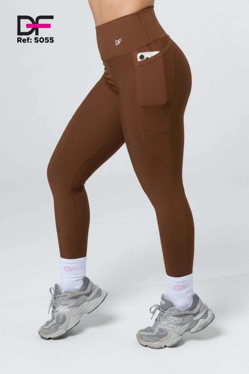 legging df bolsillo /5055 cafe