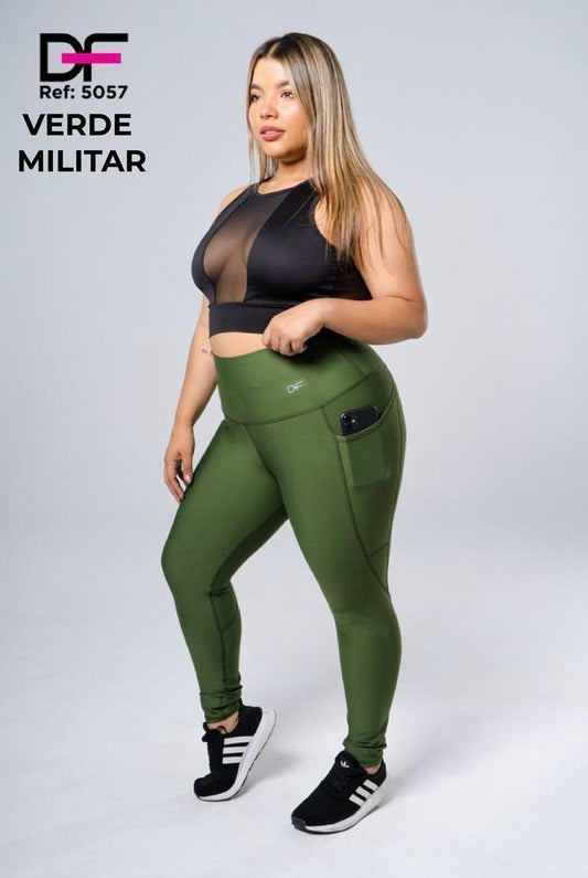 Legging plus DF / 5057 verde