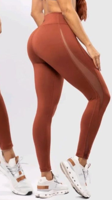 legging uf sport / 745 terracota