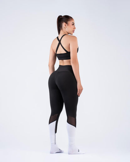 set legging + top / kb 928 blanco