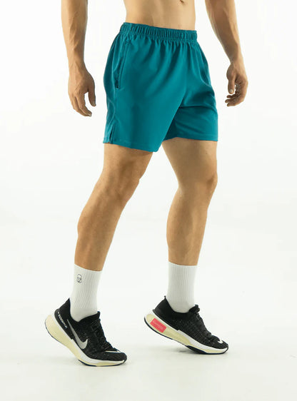 SHORT AJUSTADO  Azul Petróleo