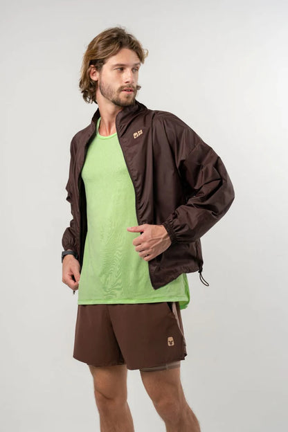 Chaqueta Active Flow Chocolate Hombre