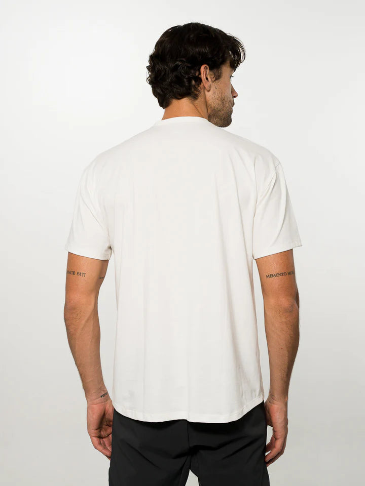 Camiseta Loose Fit Algodón Cream