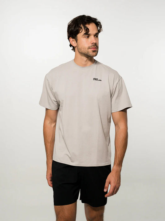 Camiseta Loose Fit Algodón Grey