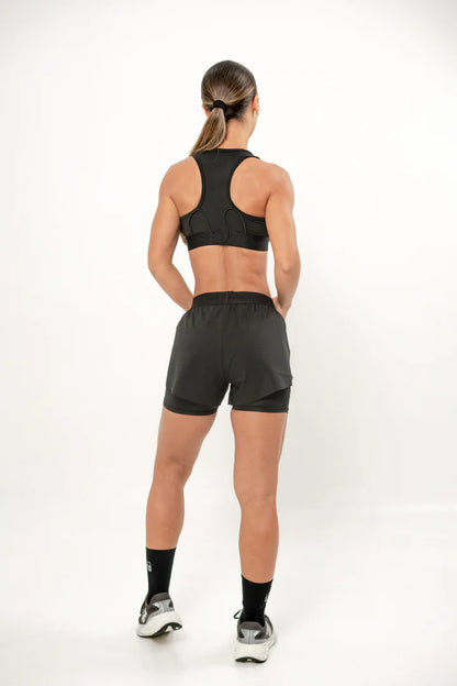 Shorts Core Motion Negro Mujer
