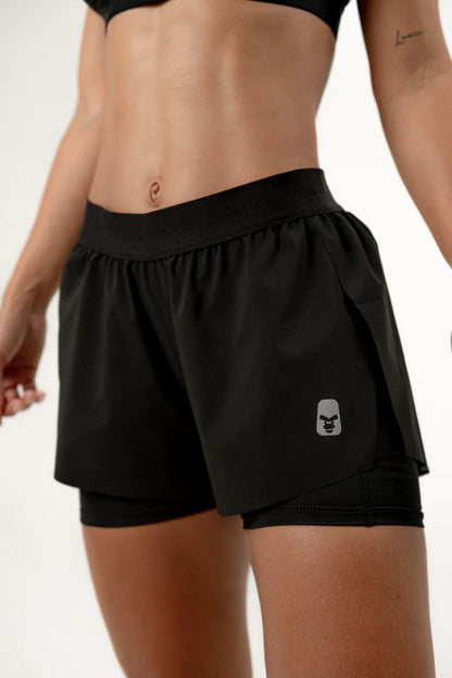 Shorts Core Motion Negro Mujer