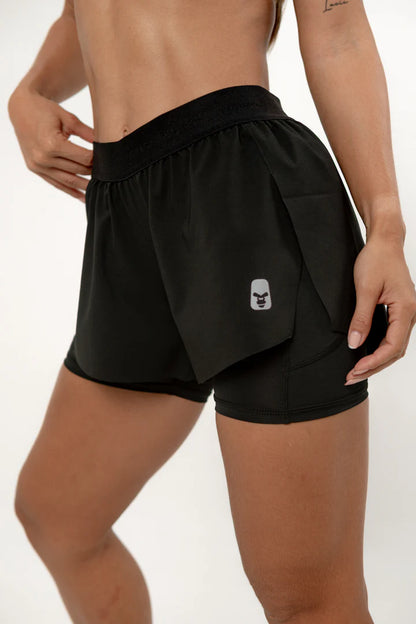 Shorts Core Motion Negro Mujer