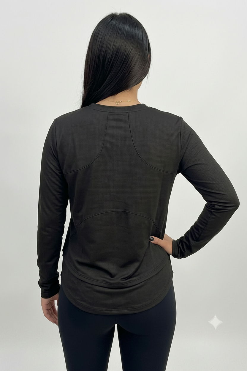 sudadera overside kale / negra