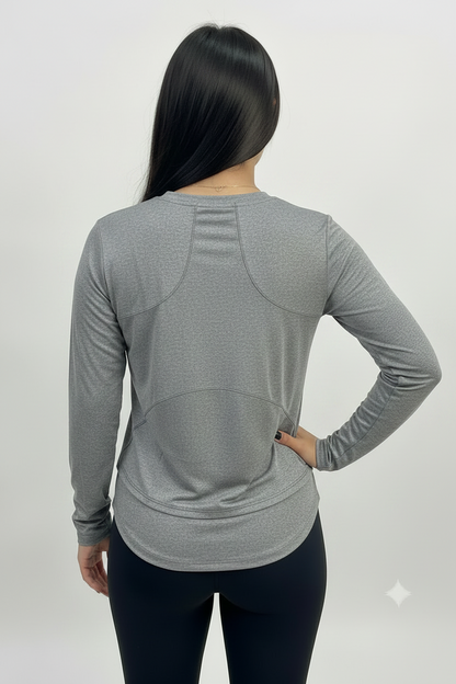 sudadera overside kale / gris