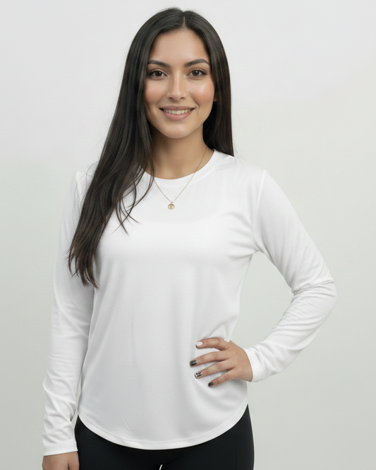 sudadera overside kale / blanco