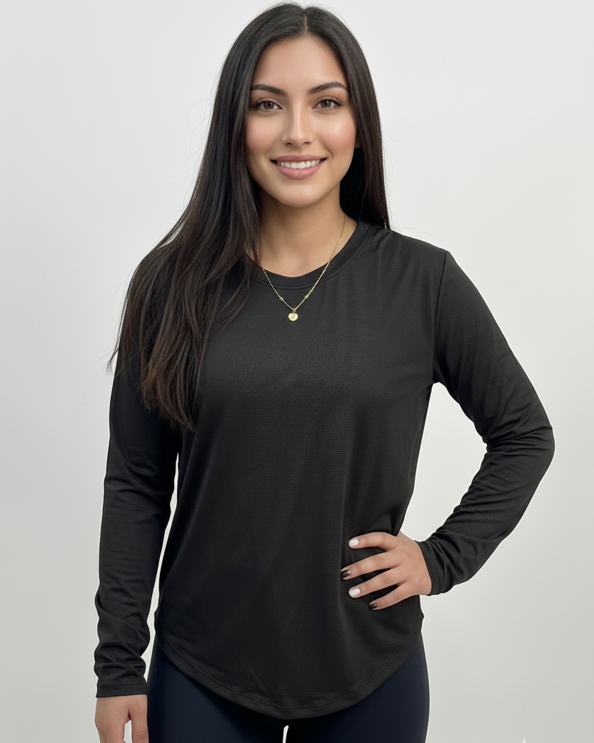 sudadera overside kale / negra