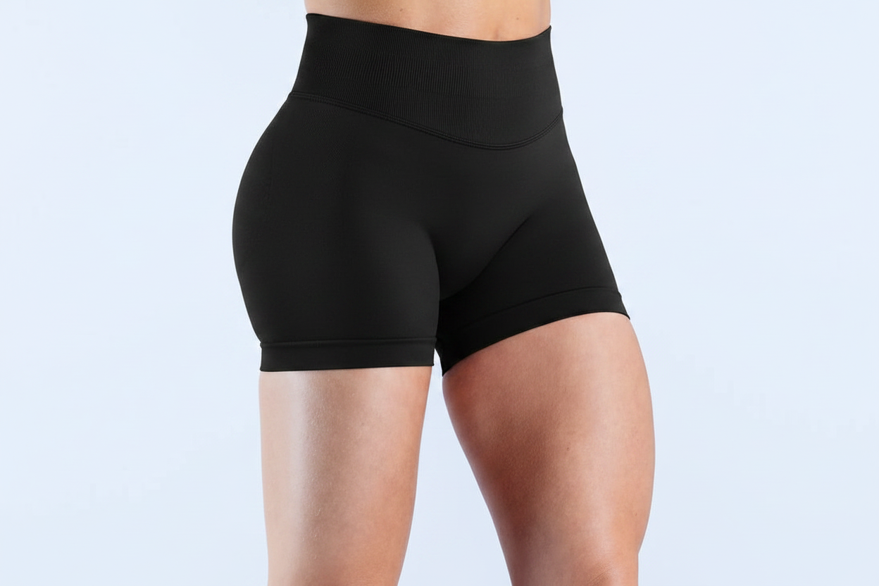 short realce / negro