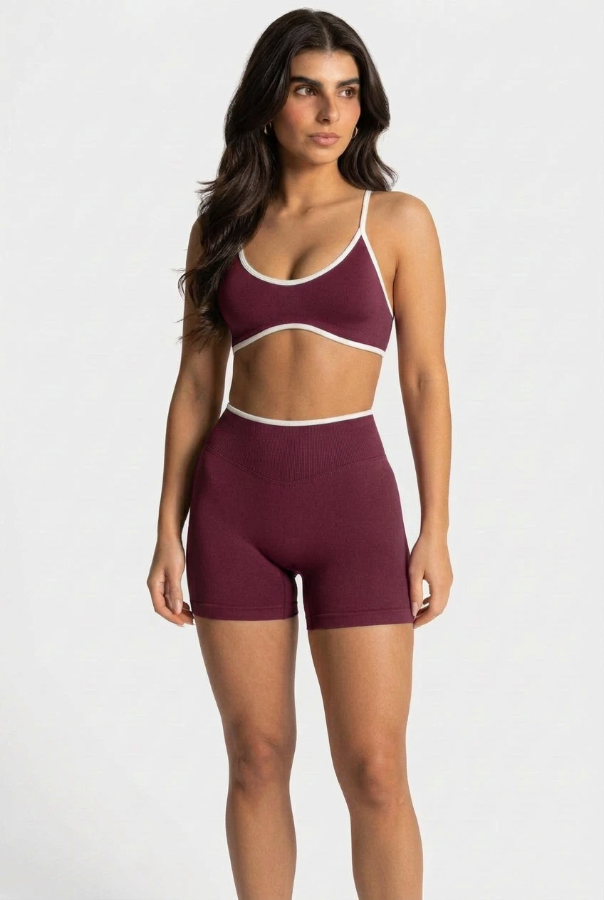 set short realce / kale 0122 vino