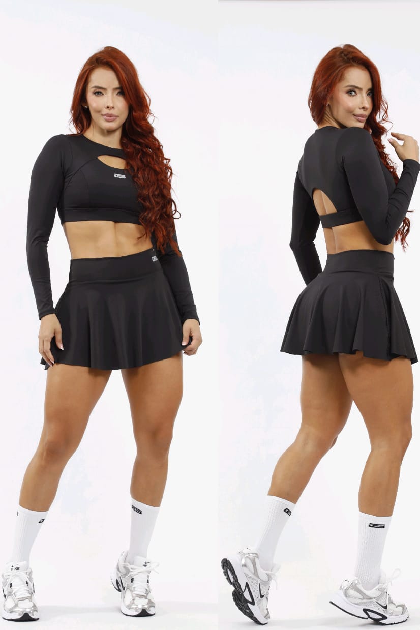 falda uf / 013 negro