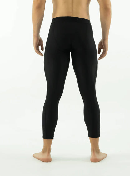 LYCRA DE COMPRESION LARGA CON BOLSILLO NEGRA