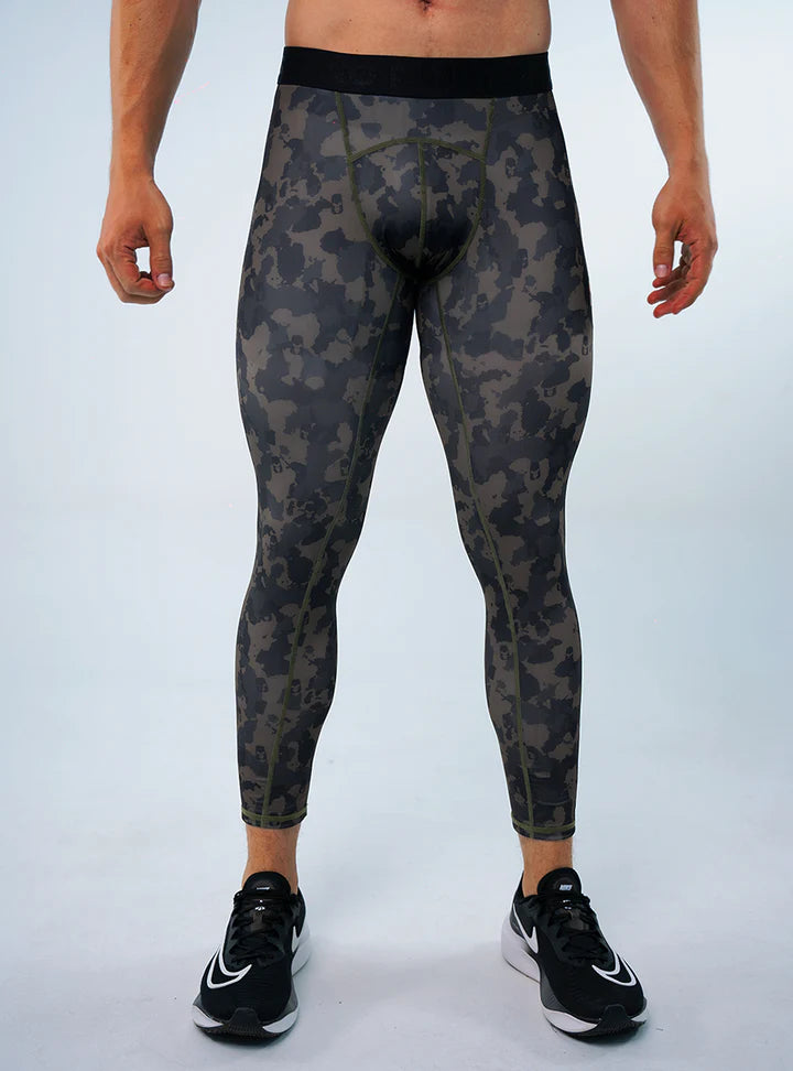 LYCRA DE COMPRESION MILITAR VERDE