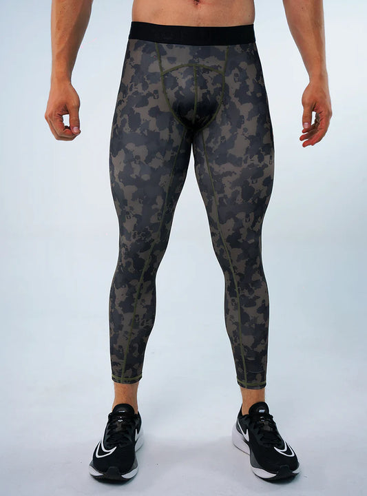 LYCRA DE COMPRESION MILITAR VERDE