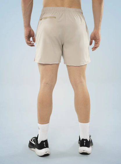 SHORT AJUSTADO BEIGE