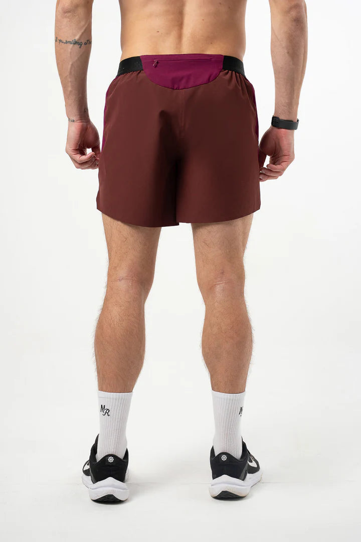Short Running Pro Retro Berenjena