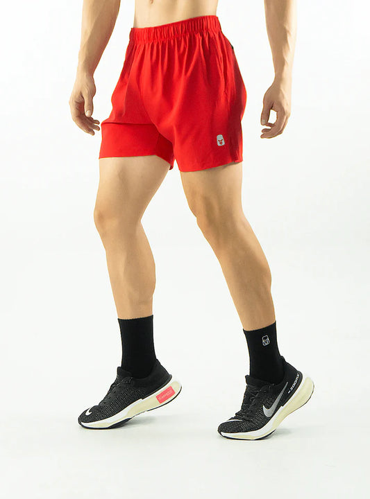 SHORT AJUSTADO ROJO