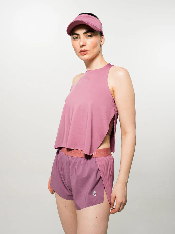 Pleat Tank Top Berry