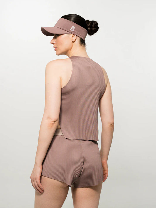 Pleat Tank Top Ferrero