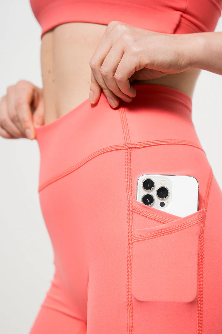 Short Pretina Alta Coral