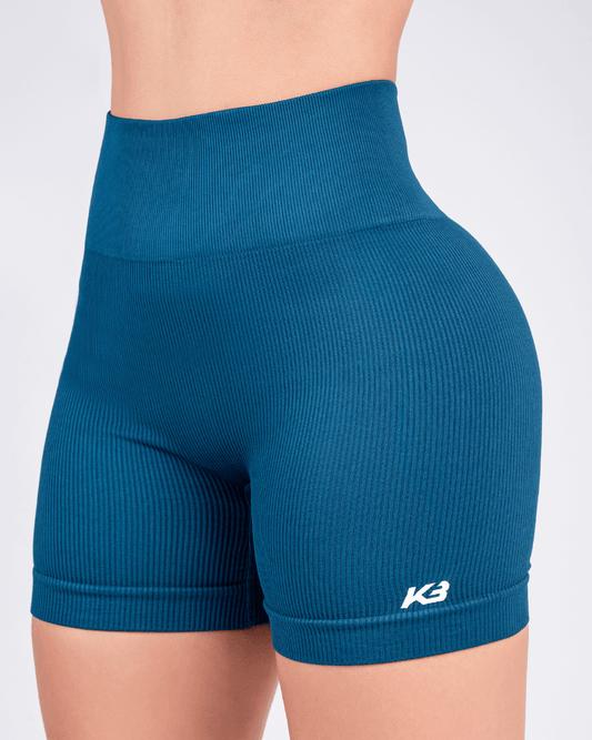 short kb / 818 azul petroleo