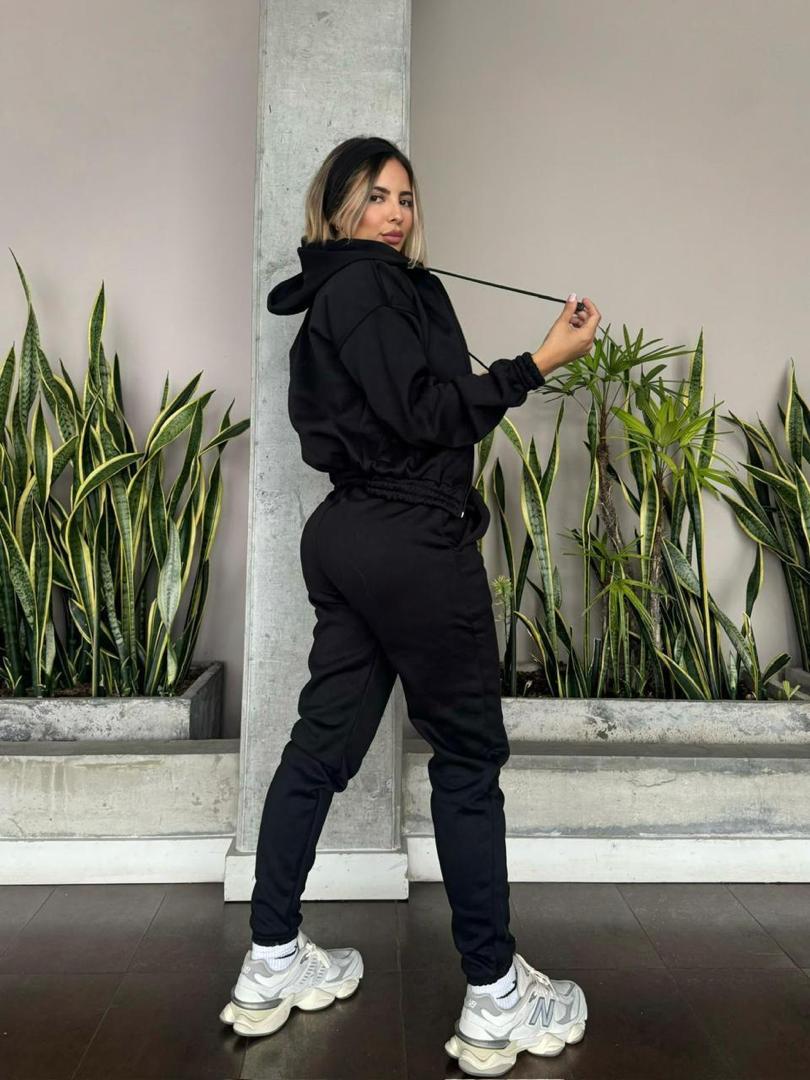 Conjunto algodón negro