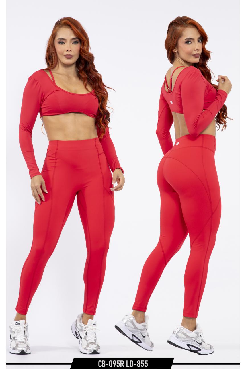 Leggings uf 855 rojo