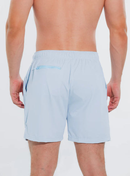 SHORT AJUSTADO HIVE AZUL BEBE