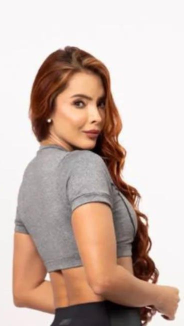 top mangas uf / gris haspe